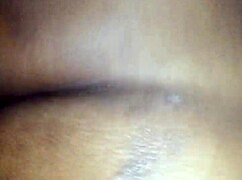 feeling the sloppy ebony pussy squirt on my big ass