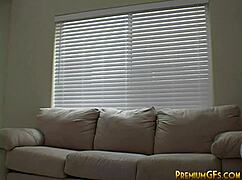 Sweet haley orgasms in sexy photoshoot backstage. Babe licks natural tits.