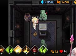 Bound BLONDE Gets CREAMPIE From Big COCK In Bondage Dungeon!