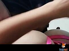 I had a hot threesome with my fan and husband, feeling him bare.