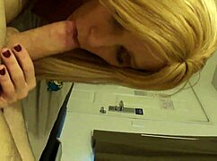 my slut wife deepthroats big cock in pov