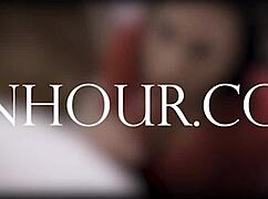 hey, watch this sexy ebony babe melt tension with a hot interracial massage