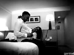 I can't resist calling Megan Coxxx for some booty action, watching her in heels and upskirt.