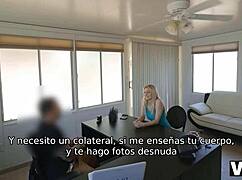 VIP4K: The Blonde Likes the Idea of Lenders Approving Credit by Fucking Her Pussy