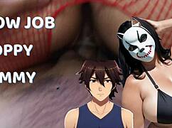 mother in law gives sloppy blowjob to stepson