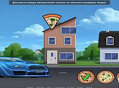 In Summertime Saga, The Teen Feels Overwhelmed By Mommy's Big Cock In This Intense Blowjob Scene.