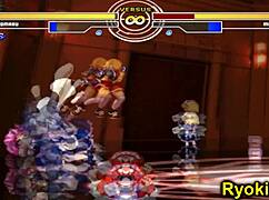 Kuromaru Battles Maria in Queen of Fighters Hentai Clash