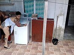 i couldn't resist my hot sister-in-law's teasing and dove into her tattooed pussy with my big cock throbbing