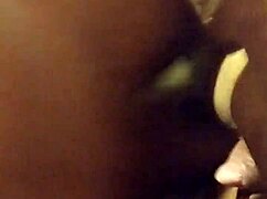 in this rough homemade scene, a slutty wife gets dominated and fucked hard, leading to a creampie and squirting.