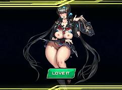 SF girls in voiced gacha hentai game episode 2