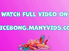 dirty nekogirl gets a lot of cum from big dick while using toys on her ass and pussy