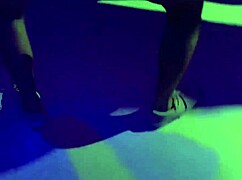 partied at the club, dragged a big black guy to the motel, he filled my pussy with cum