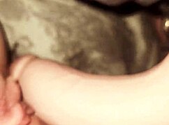 my amateur girlfriend handles a huge dildo like a pro 😏