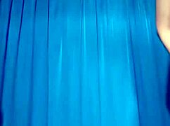 Pink girl intensely displays her big tits and ass