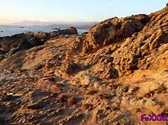 blond babe flashes tits in corn maze then gets anal assfucking with squirting and facial cumshot