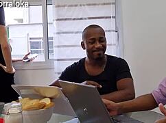 Fat Blonde Boss Gets Her Pussy Pounded Hard