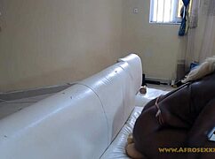 Lonely Big Girl Rides Her Dildo