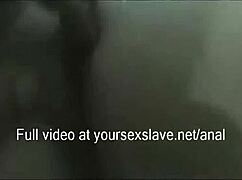 Hot girl in thong gets her tight ass fingered and fucked!