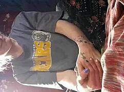 young petite amateur feels butterflies in homemade setting