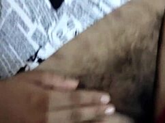 fucking the neighbor aunt with rough masturbation and hairy pussy