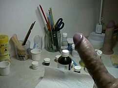 Hey, wanna see how I painted this wild prosthetic penis today?