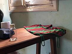 Dark-Haired Milf Sucks Dick And Masturbates Alone