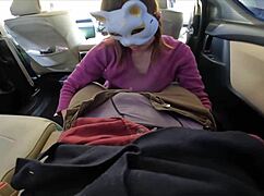 I can't believe we're refusing to go out, but this couple affair in the car with blowjib is so hot