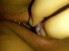 brazilian bitch uses vibrator for anal orgasm and pussy toys 😈