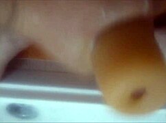 Chubby Gay Handjob In Bath!