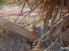 Eze And Jowy Submit Ezekiel In Outdoor Bondage