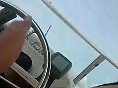 Delicious trans fucks hard on the boat