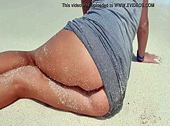Sexy Blonde Masturbates Hot Ass By The Sea!