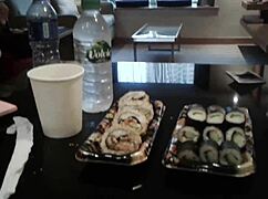 in this narrative, the maid cleans the house and serves the family