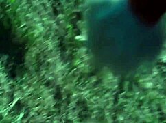 This sexy brunette model goes topless on silent night!