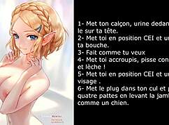 Watch Zelda in hentai JOI, petplay, pissplay, assplay, and A2M – can you handle it?