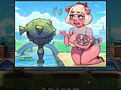 My pig princess sucks ice cream with naughty techniques