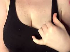 slapping my huge australian brunette tits against the table feels so tight and natural