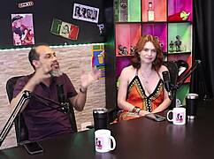 Reh Queen Tiffany Rocha in Sheer Red Lingerie