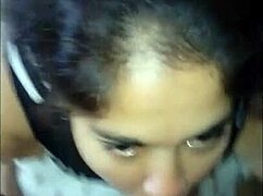 Intensely licking and swallowing monster cock and cucumber in mouth, admiring big ass and boobs