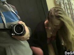 Dagfs Pleasuring Herself At The Tanning Saloon