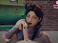 Fortnite Busty Milf Gets Anal Titty Fuck