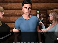 maid teases with her breasts in anime hentai episode