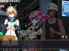 Bold Hentai Blowjob With Big Tits And Monster Cock