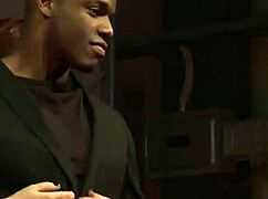 blonde dancer performs striptease on stage