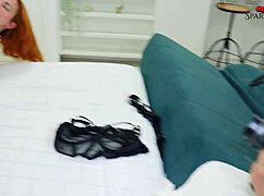 Could There Be a Better Way to Pay Bills Than Offering Up That Tight Redhead Ass? Just a Shaved, Gaping Ride!