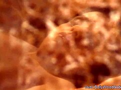 beautiful brunette babe seduced with flowers from india