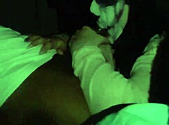 I gave monster head to that masked snowbunny, slurping and gagging on her bbc deepthroat