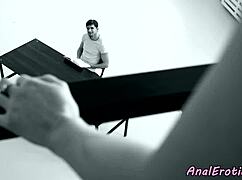 gorgeous babe rubs pussy after buttfucking 😍