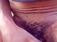 Stroking Outdoors With Moaning Sounds