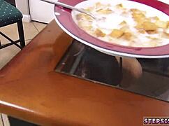 Petite Teen Sucks Stepbro's Banana in Park During Hardcore Sex!